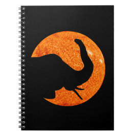 Caderno Espiral Eclipse Solar do Perfil do Elefante