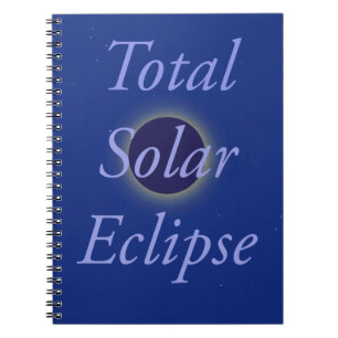 Caderno Espiral Eclipse Solar Total 2017