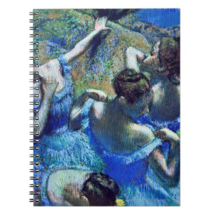 Caderno Espiral Edgar Degas - Dançarinos Azuis