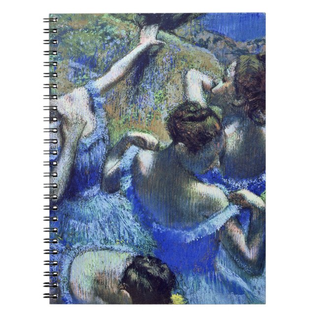 Caderno Espiral Edgar Degas - Dançarinos Azuis (Frente)
