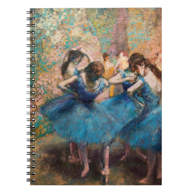 Caderno Espiral Edgar Degas - Dançarinos em azul (Frente)