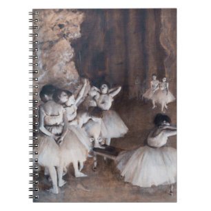 Caderno Espiral Edgar Degas - Ensaio de Ballet no Palco
