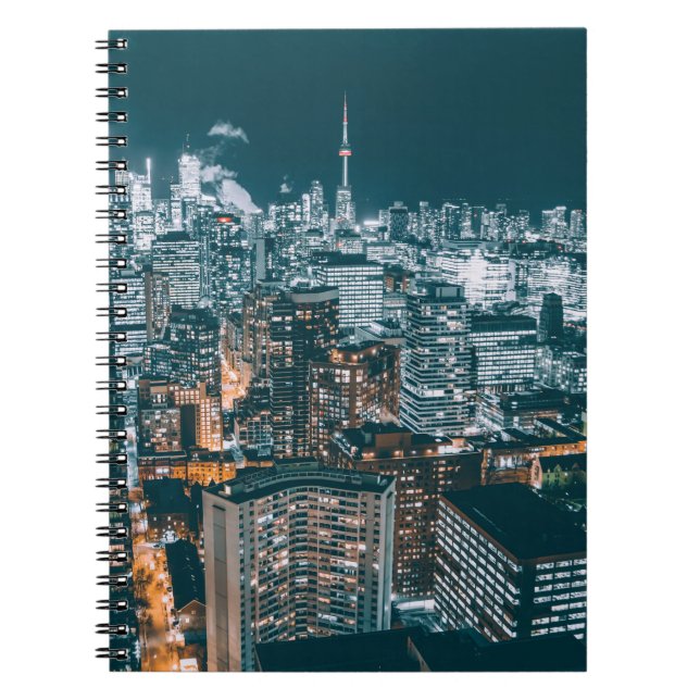 CADERNO ESPIRAL EDIFÍCIOS DE CIDADE NA VISÃO PRINCIPAL (Frente)