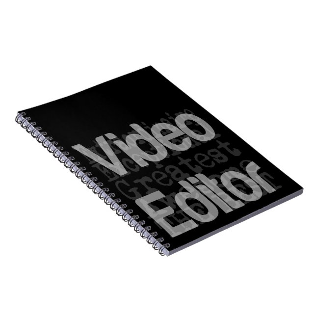 Caderno Espiral Editor de vídeo extraordinário (Lado Direito)