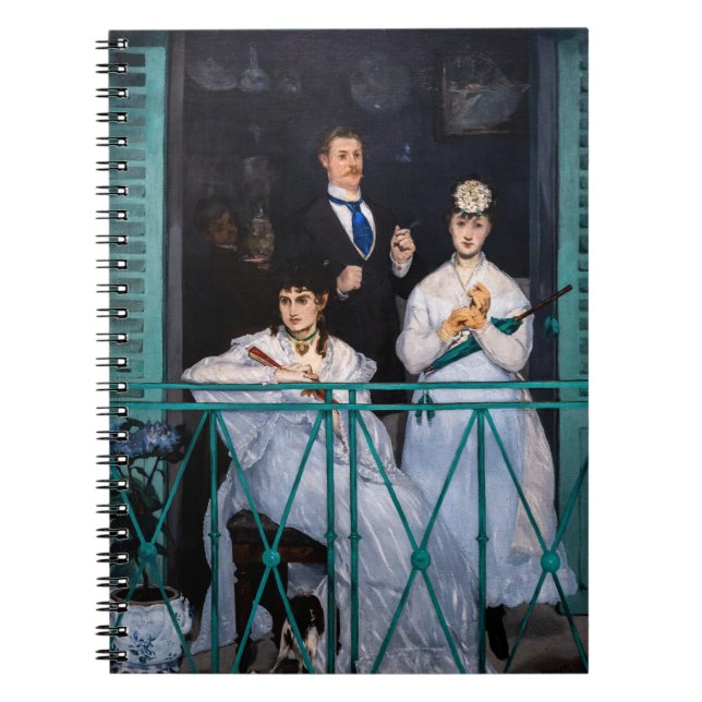 Caderno Espiral Edouard Manet - A Varanda / Le Balcon (Frente)