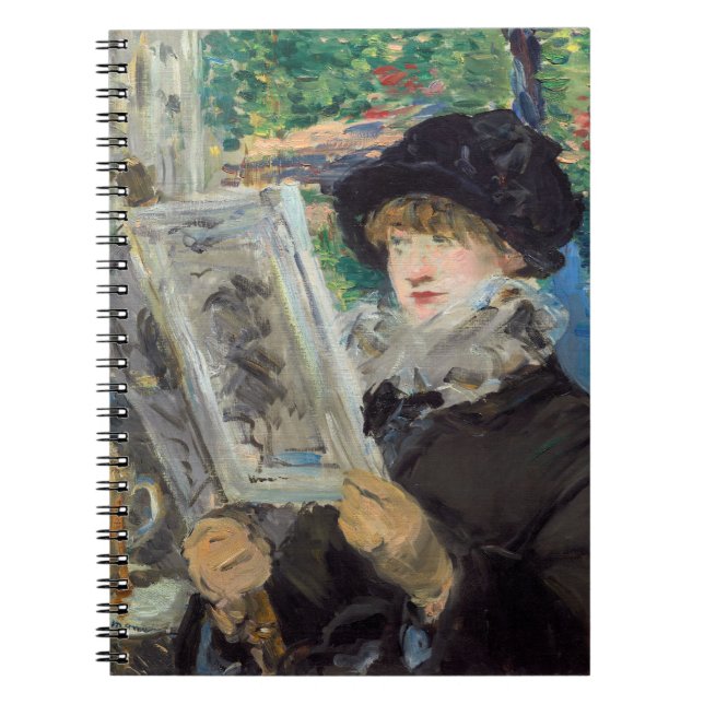Caderno Espiral Edouard Manet - Leitura de Mulher (Frente)