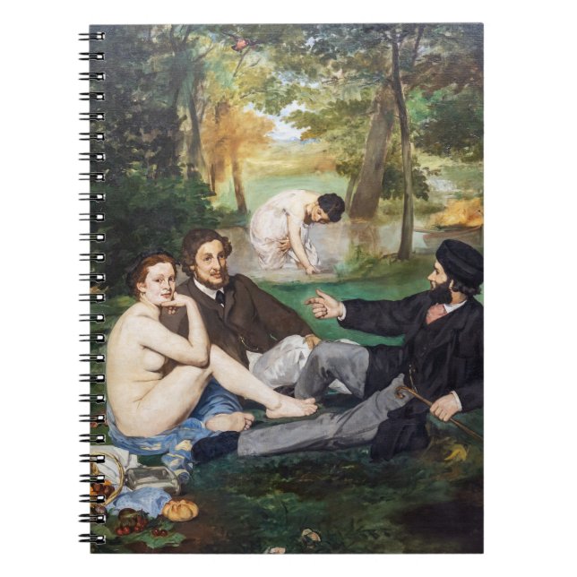 Caderno Espiral Edouard Manet - Luncheon na Grass (Frente)