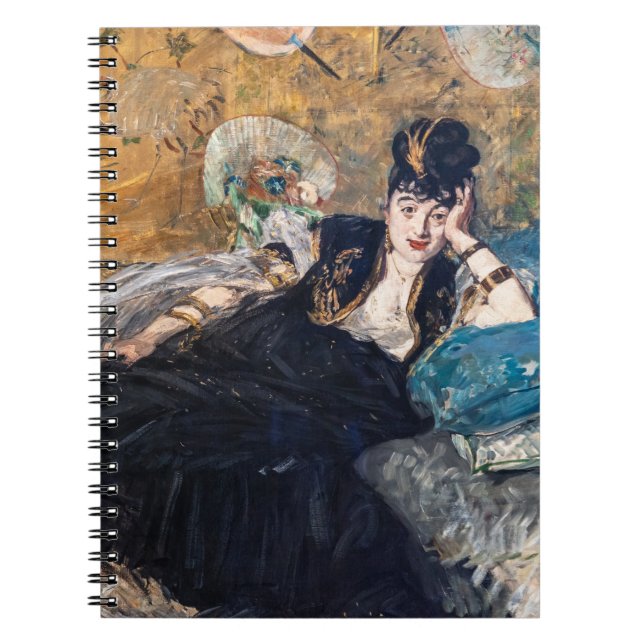 Caderno Espiral Edouard Manet - Senhora com ventiladores (Frente)