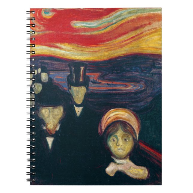 Caderno Espiral Edvard Munch - Ansiedade (Frente)