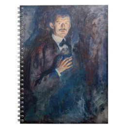 Caderno Espiral Edvard Munch - Autorretrato com Cigarro