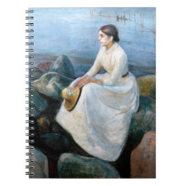 Caderno Espiral Edvard Munch - Noite de Verão, Inger na Praia