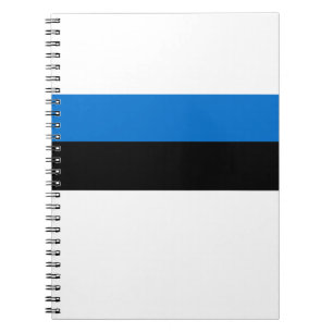 Caderno Espiral Eesti Vabariik - Estônia Flag