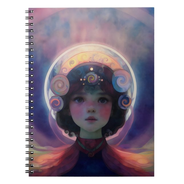 Caderno Espiral Eethal Fantasy Celestial Child Dream Guardian (Frente)