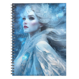 Caderno Espiral Eethal Frozen Snow Queen Fantasy Art