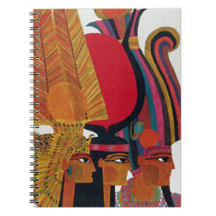 Caderno Espiral Egito Vintage Air Viagem Turismo da Antiga Cultura