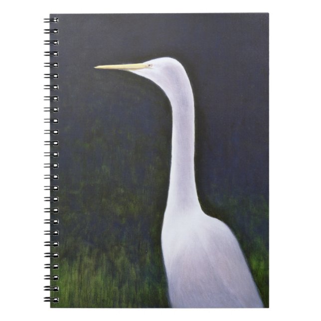Caderno Espiral Egret branco (Frente)