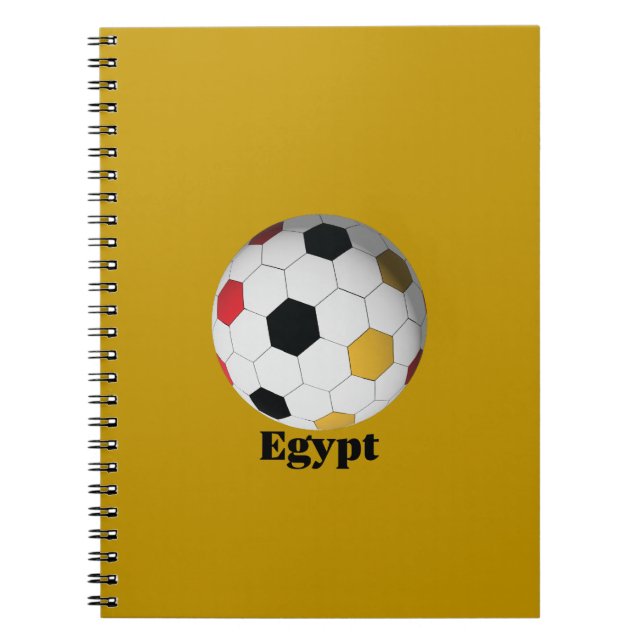 Caderno Espiral Egypt Soccer (Frente)