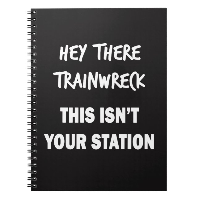Caderno Espiral Ei, Trainwreck (Frente)