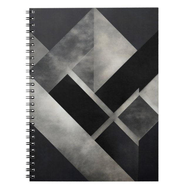 Caderno Espiral Eixo de Obsidiana (Frente)