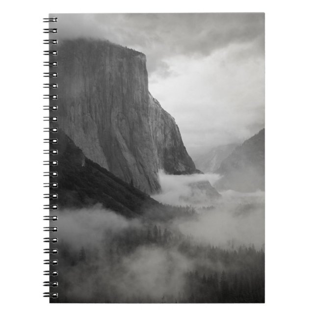Caderno Espiral El Capitan Com Névoa Giratória (Frente)