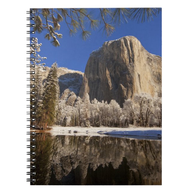 Caderno Espiral El Capitan se reflete no rio Merced em (Frente)