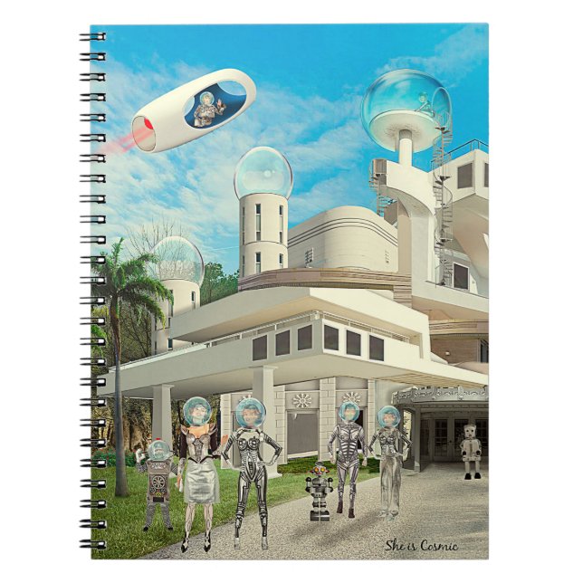 Caderno Espiral Ela é cósmica (Frente)