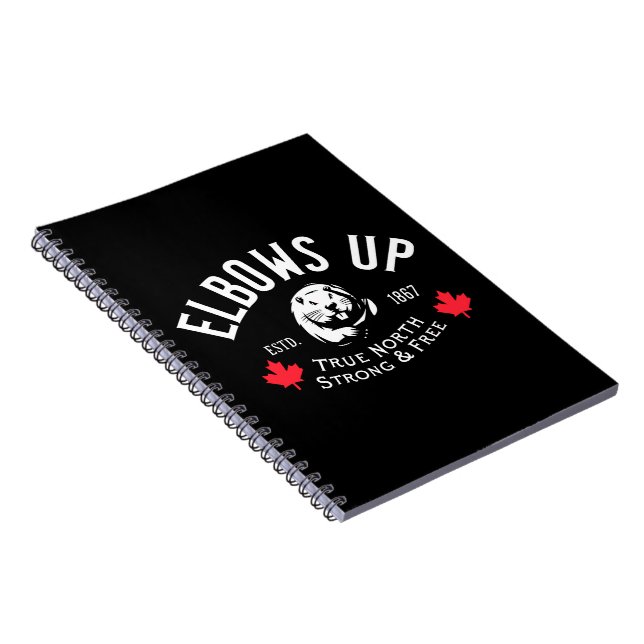 Caderno Espiral Elbows Up! Photo Notebook (Lado Direito)