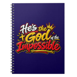 Caderno Espiral Ele é o Deus do possível