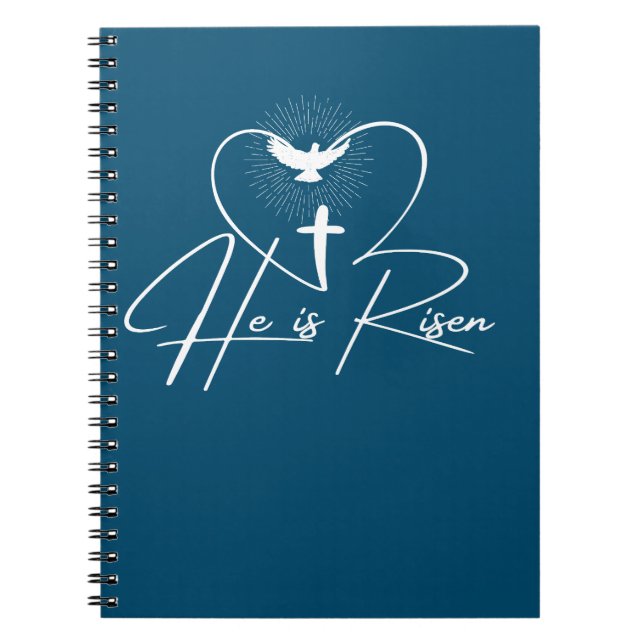 Caderno Espiral Ele Está Risen (Frente)