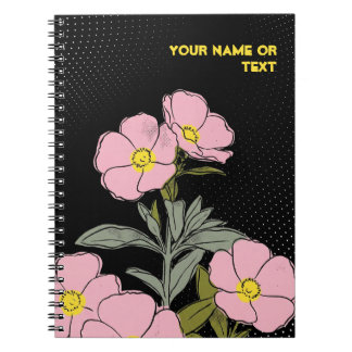 Caderno Espiral Electric Pink Rockrose: The Pop-Art Skanbergii