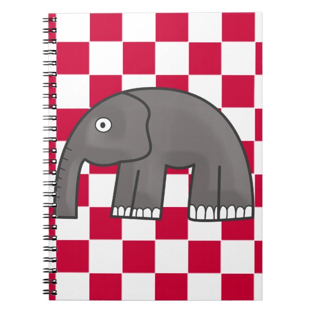 Caderno Espiral elefante (Frente)