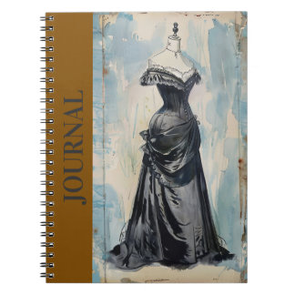 Caderno Espiral Elegância do eterno: Pequeno Diário de Vestido Pre