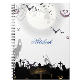 Caderno Espiral Elegância: Notebook espiral inspirado no Halloween