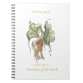 Caderno Espiral Elegant Botanical Bird 