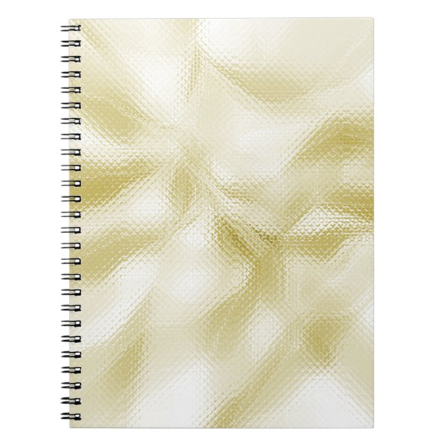 Caderno Espiral Elegant  Gold Texture (Frente)