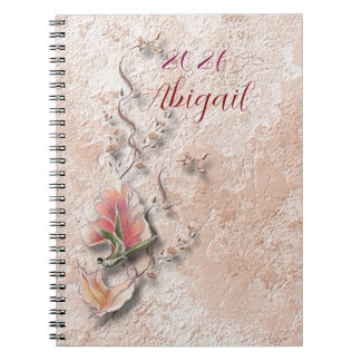 Caderno Espiral Elegant Nature Embossed spiral notebook
