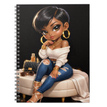 caderno espiral elegante