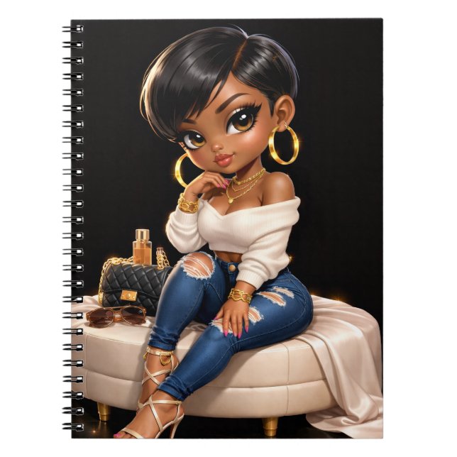 caderno espiral elegante (Frente)