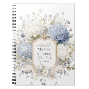 Caderno Espiral Elegante Aquarela Royal Botanique hortênsia  Noiva