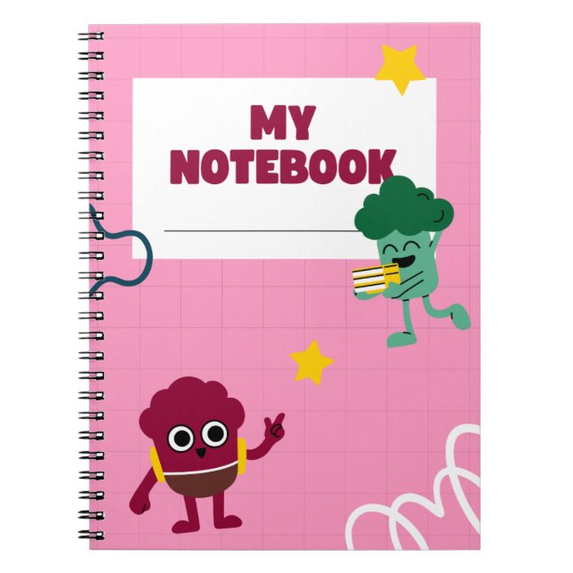 Caderno Espiral Elegante clássico (Frente)