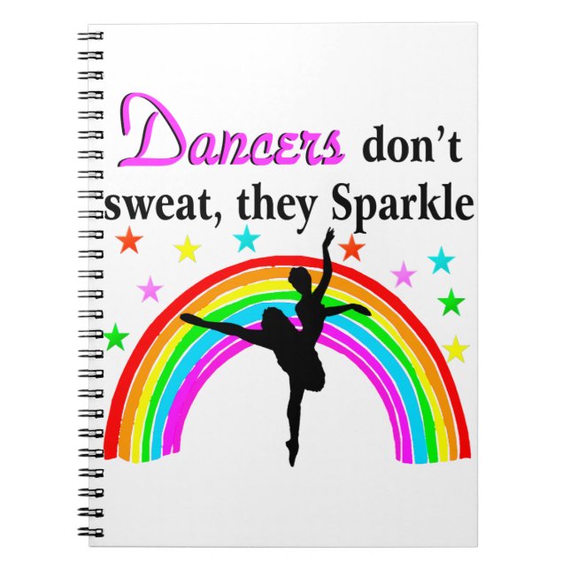 CADERNO ESPIRAL ELEGANTE DANCER (Frente)