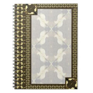 Caderno Espiral Elegante Rustic Abstrato Pattern