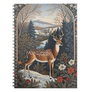 Caderno Espiral Elegante Winter Veer Nature Design