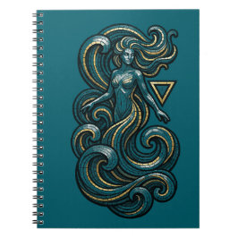 Caderno Espiral Elemento Agua