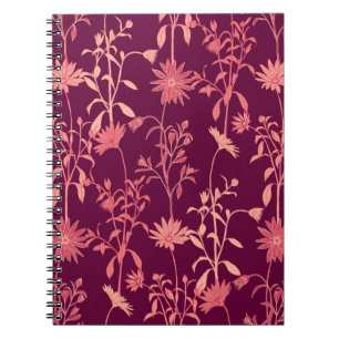 Caderno Espiral Elementos Separados: Vintage Floral