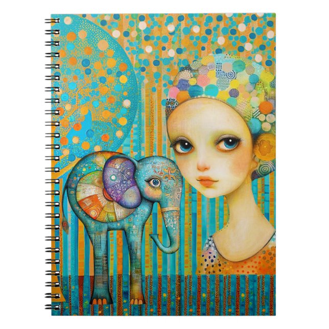 Caderno Espiral Elephant Charm (Frente)