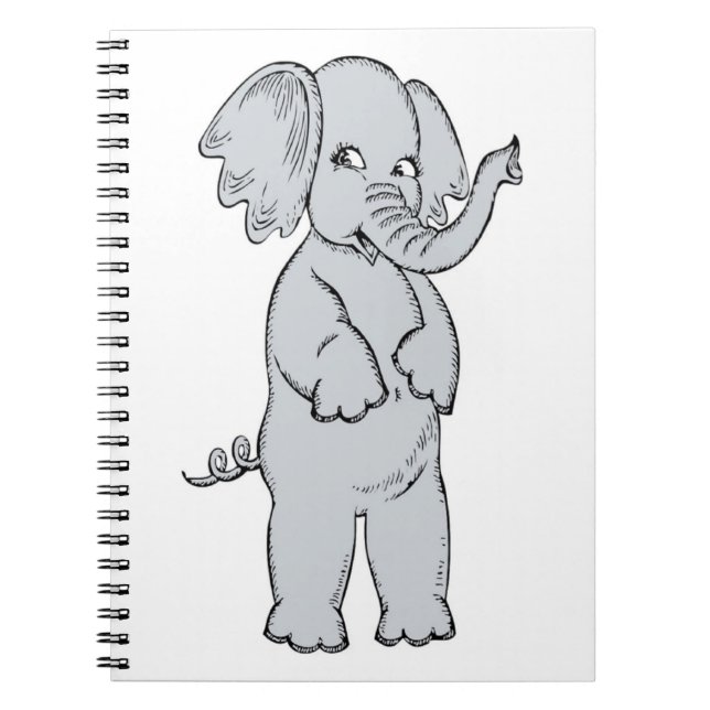 CADERNO ESPIRAL ELEPHANT GIRL (Frente)