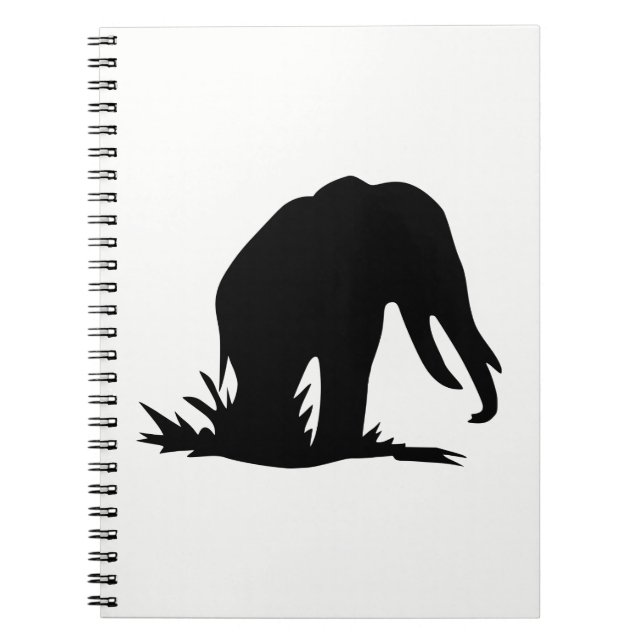 Caderno Espiral Elephant Silhouette (Frente)