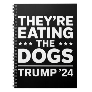 Caderno Espiral Eles estão comendo os cachorros Debate engraçado C