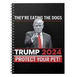 Caderno Espiral Eles Estão Comendo Os Cães Debate Trump 2024